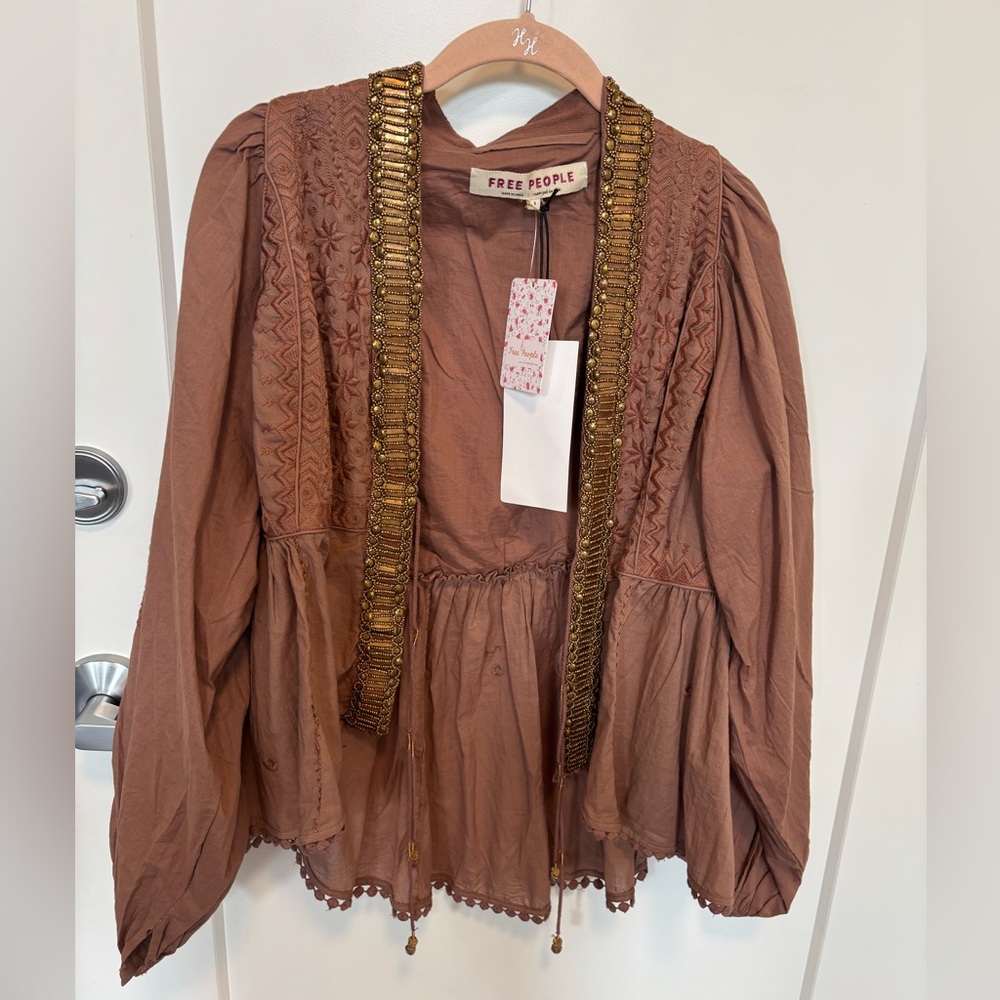 NWT Free People Pink Mist Jacket (Small)